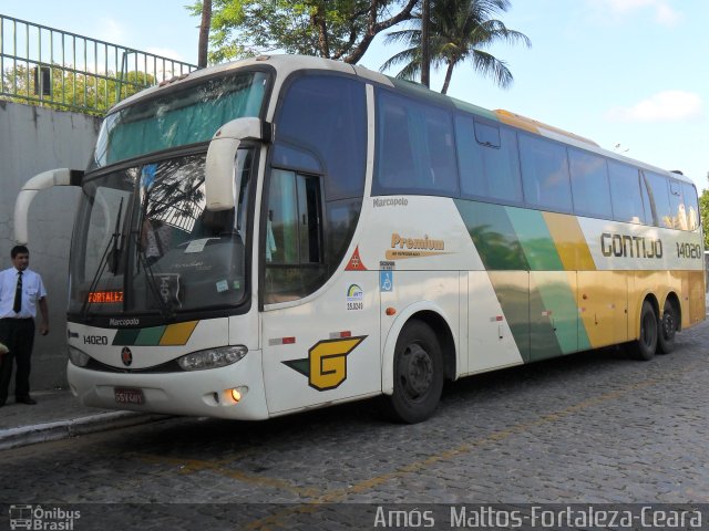 Empresa Gontijo de Transportes 14020 na cidade de Fortaleza, Ceará, Brasil, por Amós  Mattos. Número da foto: #2449838.