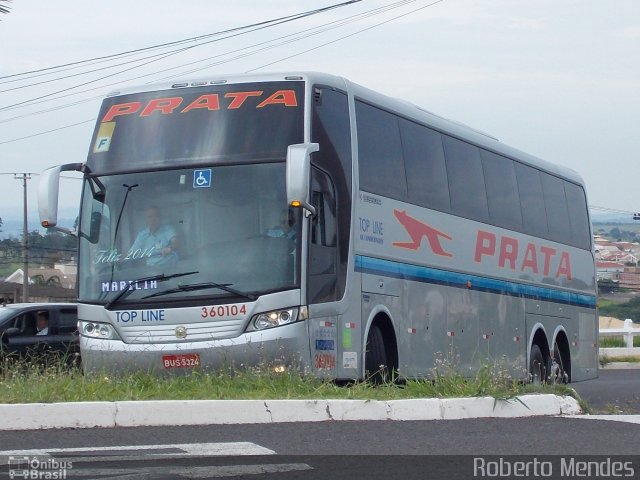Expresso de Prata 360104 na cidade de Marília, São Paulo, Brasil, por Roberto Mendes. Número da foto: #2450541.