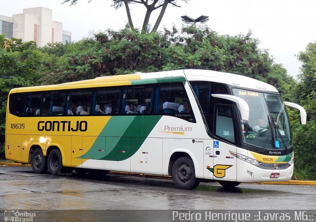 Empresa Gontijo de Transportes 18635 na cidade de São Paulo, São Paulo, Brasil, por Pedro Henrique Gumercindo da Silva. Número da foto: #2450831.