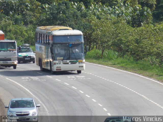 Empresa Gontijo de Transportes 15760 na cidade de Ipatinga, Minas Gerais, Brasil, por Marcos Vinícius. ID da foto: 2449972.