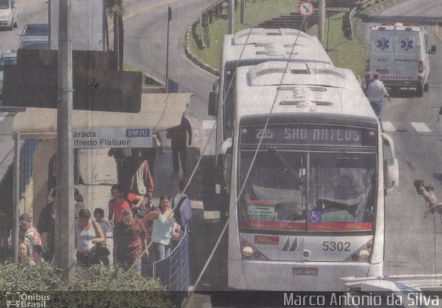 Metra - Sistema Metropolitano de Transporte 5302 na cidade de São Bernardo do Campo, São Paulo, Brasil, por Marco Antonio da Silva. Número da foto: #2451856.
