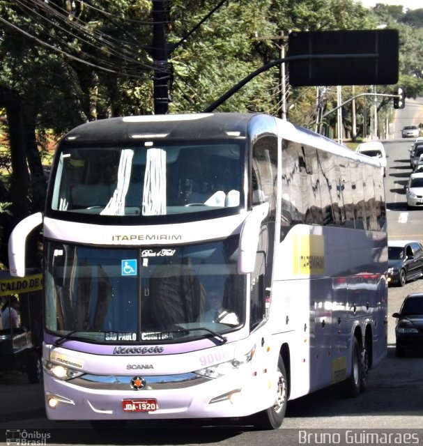 Viação Itapemirim 9000 na cidade de Curitiba, Paraná, Brasil, por Bruno Guimaraes. ID da foto: 2452199.