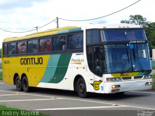 Empresa Gontijo de Transportes 15675 na cidade de Ipatinga, Minas Gerais, Brasil, por Andrey Gustavo. ID da foto: 2452599.