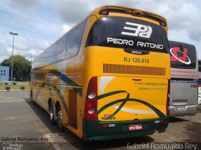 Empresa de Ônibus e Turismo Pedro Antônio RJ 126.010 na cidade de Poços de Caldas, Minas Gerais, Brasil, por Gabriel Romualdo Rey . Número da foto: #2453197.