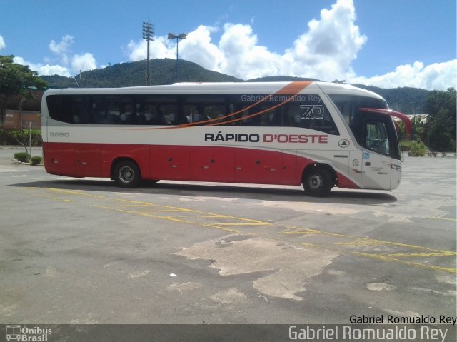 Rápido D´Oeste 3890 na cidade de Poços de Caldas, Minas Gerais, Brasil, por Gabriel Romualdo Rey . Número da foto: #2453231.