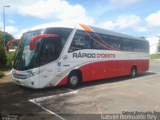 Rápido D´Oeste 3940 na cidade de Poços de Caldas, Minas Gerais, Brasil, por Gabriel Romualdo Rey . ID da foto: 2453183.