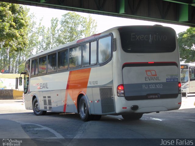 Evanil Transportes e Turismo RJ 132.102 na cidade de Resende, Rio de Janeiro, Brasil, por Junior Almeida. Número da foto: #2452391.
