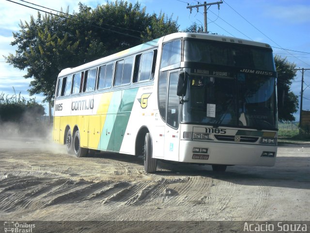 Empresa Gontijo de Transportes 11185 na cidade de Nanuque, Minas Gerais, Brasil, por Acácio Souza. Número da foto: #2397502.