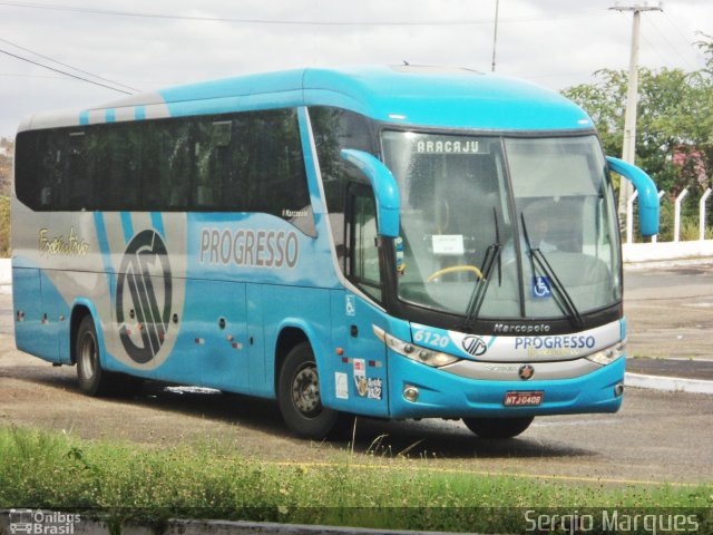 Auto Viação Progresso 6120 na cidade de Aracaju, Sergipe, Brasil, por Sergio Marques . ID da foto: 2397833.