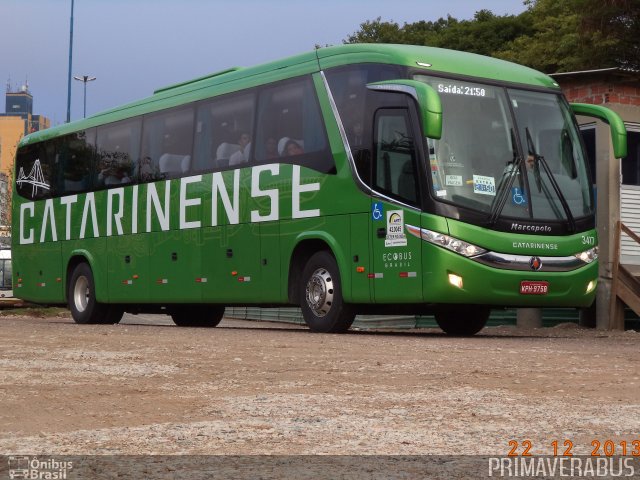 Auto Viação Catarinense 3417 na cidade de Curitiba, Paraná, Brasil, por Alexandre Rodrigo. Número da foto: #2396929.