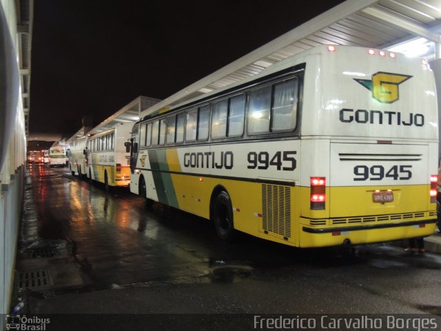 Empresa Gontijo de Transportes 9945 na cidade de Belo Horizonte, Minas Gerais, Brasil, por Frederico Carvalho Borges. ID da foto: 2398064.