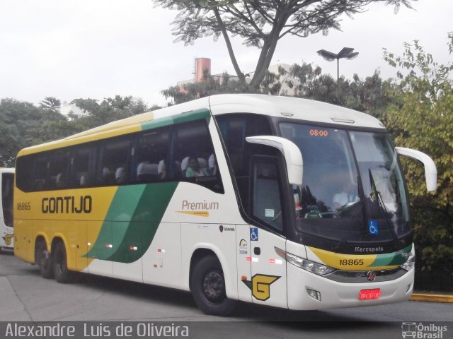 Empresa Gontijo de Transportes 18865 na cidade de São Paulo, São Paulo, Brasil, por Alexandre  Luis de Oliveira. Número da foto: #2397901.