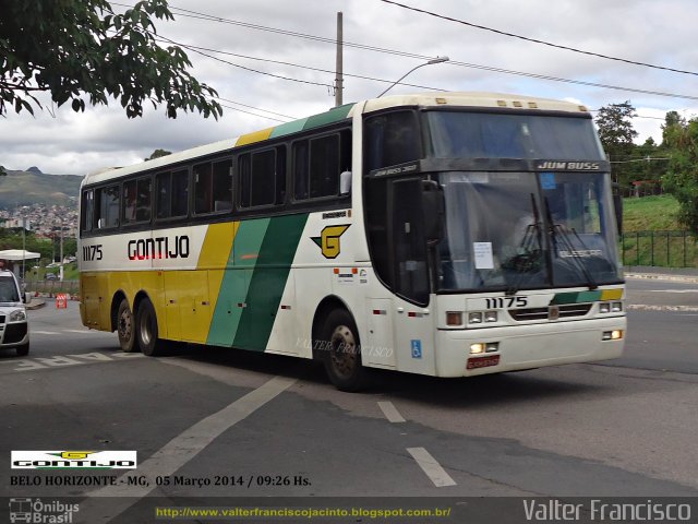 Empresa Gontijo de Transportes 11175 na cidade de Belo Horizonte, Minas Gerais, Brasil, por Valter Francisco. ID da foto: 2400520.