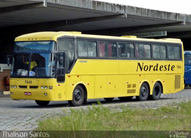 Viação Nordeste 7040 na cidade de João Pessoa, Paraíba, Brasil, por Thalison Santos. Número da foto: #2399012.
