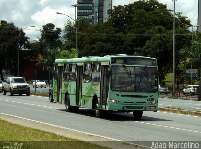 Bettania Ônibus 7420 na cidade de Belo Horizonte, Minas Gerais, Brasil, por Adão Raimundo Marcelino. Número da foto: #2400688.