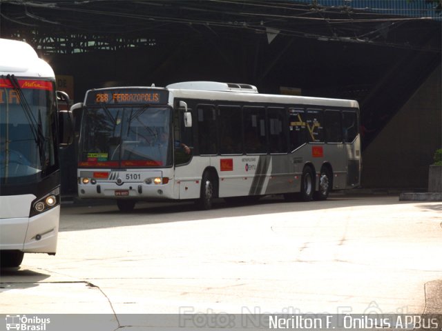 Metra - Sistema Metropolitano de Transporte 5101 na cidade de São Paulo, São Paulo, Brasil, por Nerilton F.  ônibus. ID da foto: 2399514.