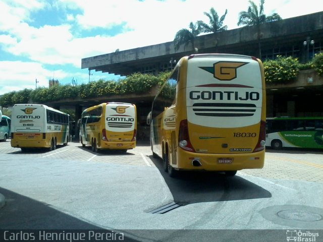 Empresa Gontijo de Transportes 18030 na cidade de Belo Horizonte, Minas Gerais, Brasil, por Carlos Henrique Pereira. Número da foto: #2400432.