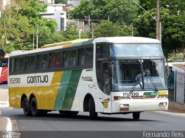 Empresa Gontijo de Transportes 15200 na cidade de Ribeirão Preto, São Paulo, Brasil, por Fernando Reis. ID da foto: 2400313.