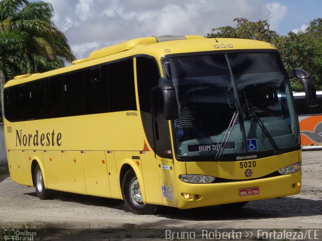 Viação Nordeste 5020 na cidade de Fortaleza, Ceará, Brasil, por Bruno  Roberto. Número da foto: #2402080.