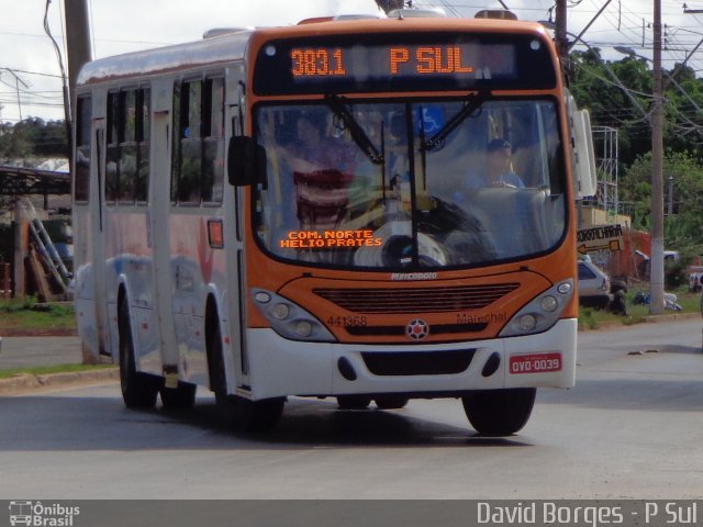 Auto Viação Marechal Brasília 441368 na cidade de Ceilândia, Distrito Federal, Brasil, por David Borges. Número da foto: #2402835.