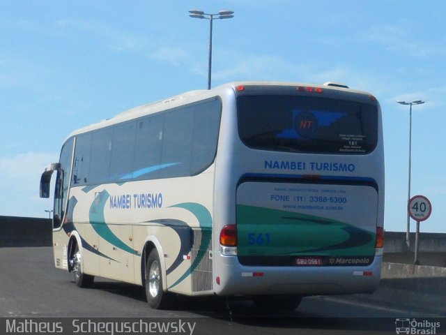 Nambei Turismo 561 na cidade de Santos, São Paulo, Brasil, por Matheus  Scheguschewsky. Número da foto: #2402573.