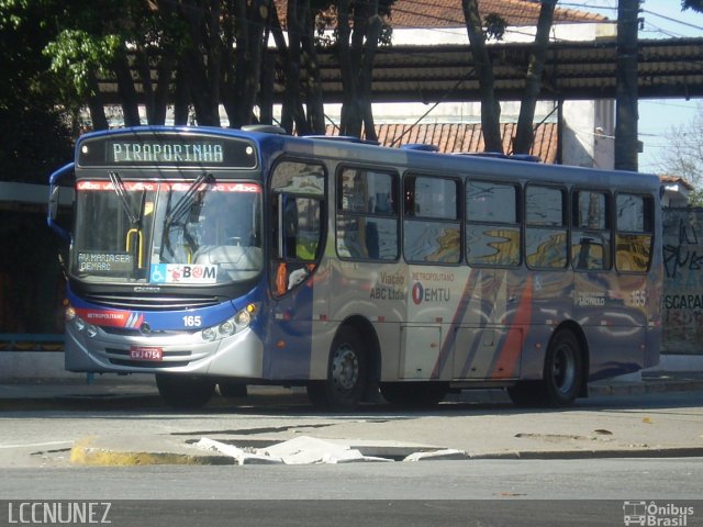 Auto Viação ABC 165 na cidade de São Bernardo do Campo, São Paulo, Brasil, por Luis Nunez. Número da foto: #2402897.