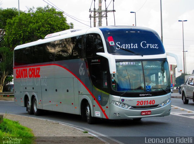 Viação Santa Cruz 201140 na cidade de São Paulo, São Paulo, Brasil, por Leonardo Fidelli. Número da foto: #2402059.