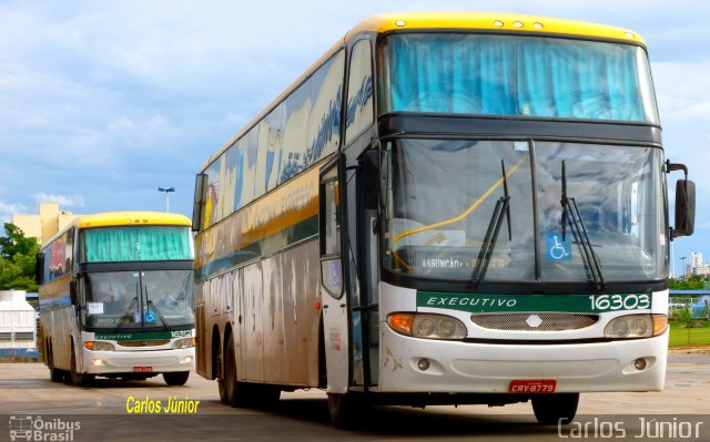 Nacional Expresso 16303 na cidade de Goiânia, Goiás, Brasil, por Carlos Júnior. ID da foto: 2401729.