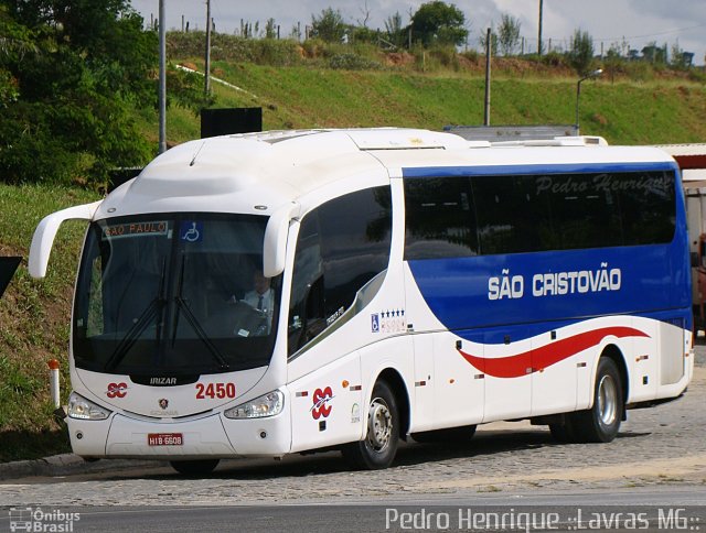 Viação São Cristóvão 2450 na cidade de Ribeirão Vermelho, Minas Gerais, Brasil, por Pedro Henrique Gumercindo da Silva. Número da foto: #2401883.