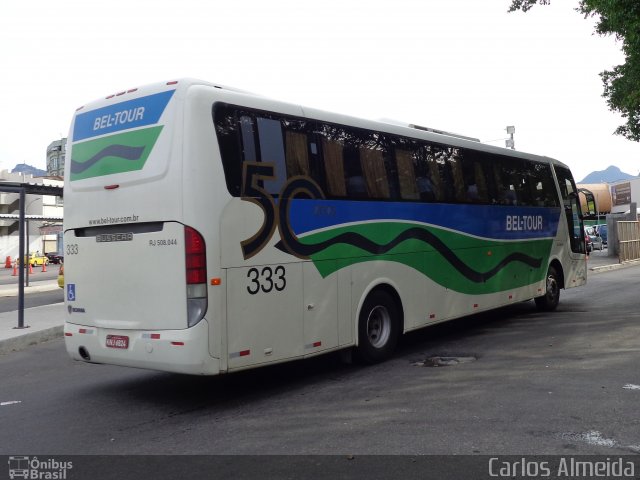 Bel-Tour Transportes e Turismo 333 na cidade de Rio de Janeiro, Rio de Janeiro, Brasil, por Carlos Almeida. Número da foto: #2402331.