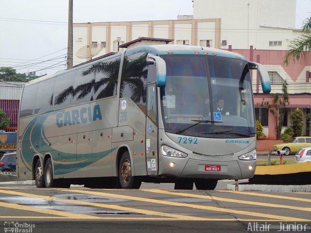 Viação Garcia 7292 na cidade de Londrina, Paraná, Brasil, por Altair Júnior. Número da foto: #2402038.