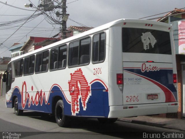 Turismo e Fretamento Orion Transportes 2806 na cidade de Embu das Artes, São Paulo, Brasil, por Bruno Santino. Número da foto: #2401881.