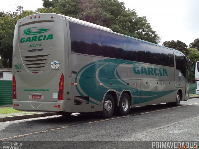 Viação Garcia 7522 na cidade de Curitiba, Paraná, Brasil, por Alexandre Rodrigo. Número da foto: #2405182.