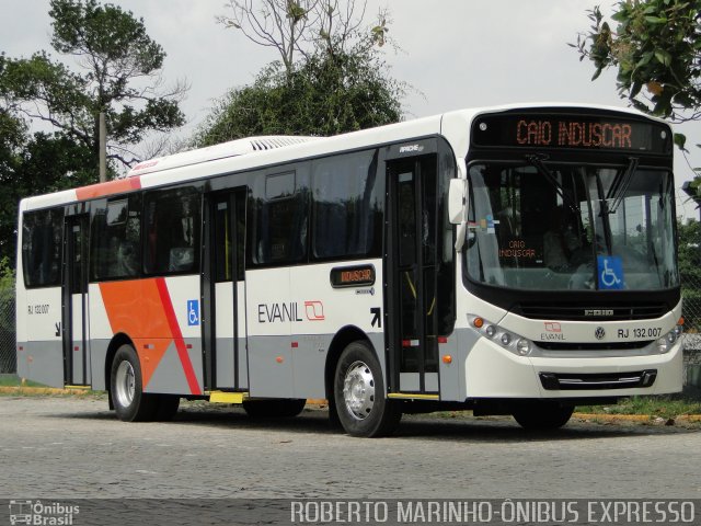 Evanil Transportes e Turismo RJ 132.007 na cidade de Nova Iguaçu, Rio de Janeiro, Brasil, por Roberto Marinho - Ônibus Expresso. Número da foto: #2404397.
