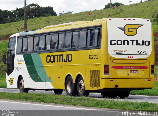 Empresa Gontijo de Transportes 11270 na cidade de Três Corações, Minas Gerais, Brasil, por Douglas Mariano. ID da foto: 2404035.