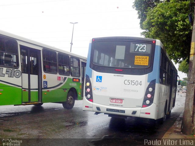 Viação Novacap C51504 na cidade de Rio de Janeiro, Rio de Janeiro, Brasil, por Paulo Vitor Lima. Número da foto: #2403694.