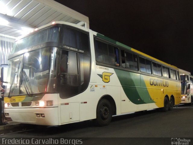 Empresa Gontijo de Transportes 11075 na cidade de Belo Horizonte, Minas Gerais, Brasil, por Frederico Carvalho Borges. ID da foto: 2403280.