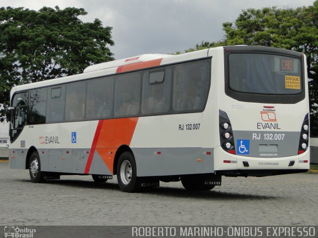 Evanil Transportes e Turismo RJ 132.007 na cidade de Nova Iguaçu, Rio de Janeiro, Brasil, por Roberto Marinho - Ônibus Expresso. Número da foto: #2404835.