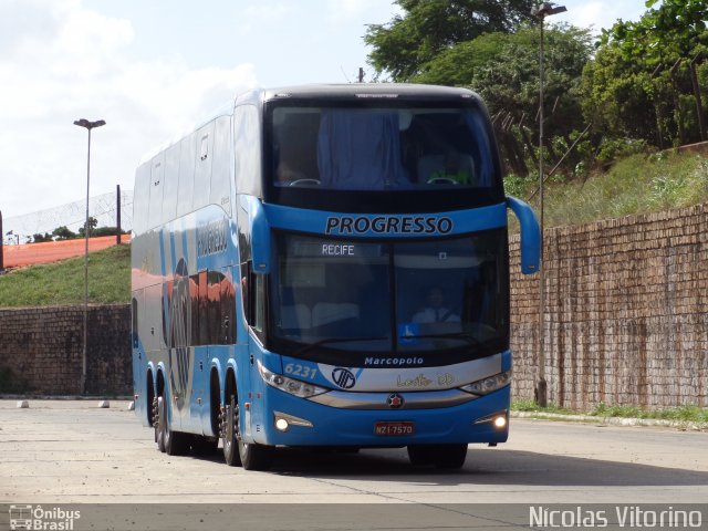 Auto Viação Progresso 6231 na cidade de Natal, Rio Grande do Norte, Brasil, por Nícolas Vitorino Lopes. Número da foto: #2404514.