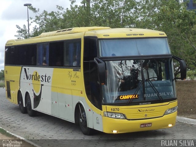 Viação Nordeste 1070 na cidade de Campina Grande, Paraíba, Brasil, por Ruan Silva. Número da foto: #2404830.