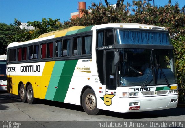 Empresa Gontijo de Transportes 15090 na cidade de São Paulo, São Paulo, Brasil, por Cristiano Soares da Silva. ID da foto: 2405784.