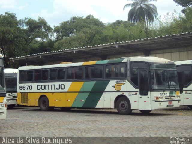 Empresa Gontijo de Transportes 8870 na cidade de Belo Horizonte, Minas Gerais, Brasil, por Alex da Silva Rodrigues. Número da foto: #2406664.