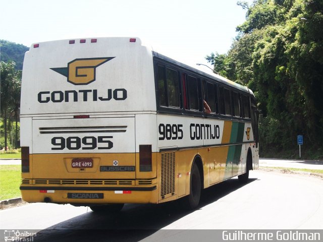 Empresa Gontijo de Transportes 9895 na cidade de Viana, Espírito Santo, Brasil, por Guilherme Goldman. ID da foto: 2407193.