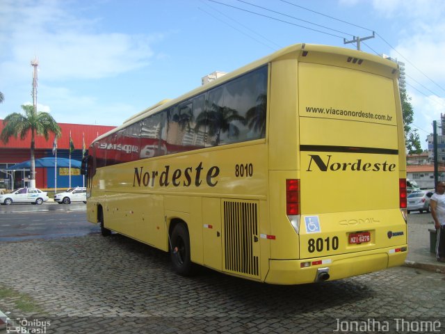 Viação Nordeste 8010 na cidade de Fortaleza, Ceará, Brasil, por Jonatha Thomé. Número da foto: #2406330.