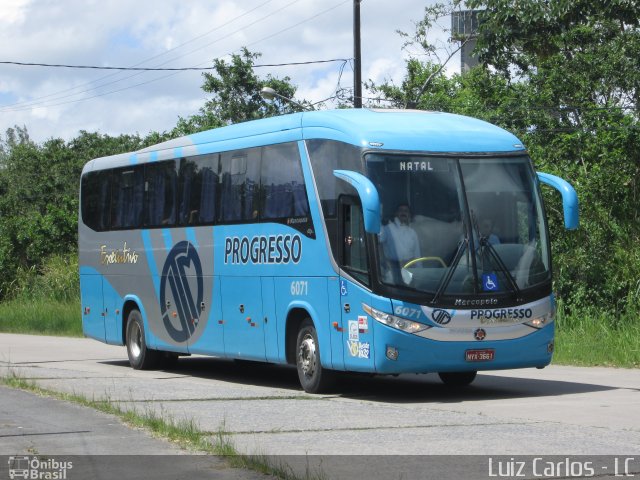Auto Viação Progresso 6071 na cidade de Recife, Pernambuco, Brasil, por Luiz Carlos de Santana. Número da foto: #2406410.