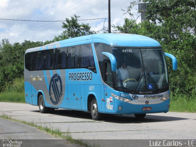 Auto Viação Progresso 6071 na cidade de Recife, Pernambuco, Brasil, por Luiz Carlos de Santana. ID da foto: 2406410.