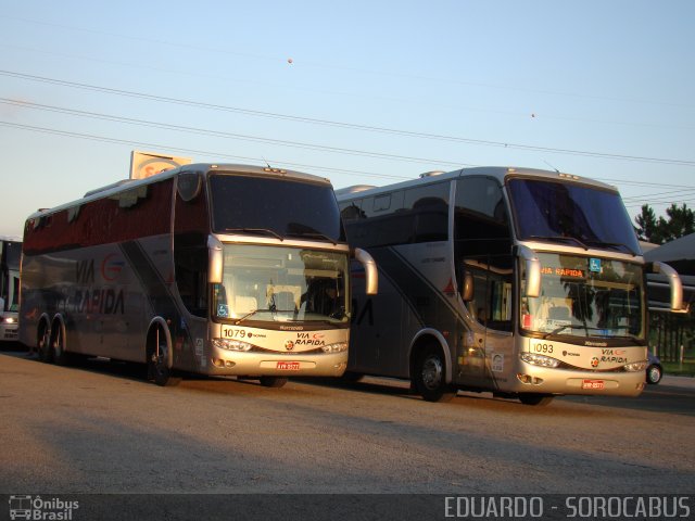 Via Rápida Transportes e Turismo 1079 na cidade de Araçariguama, São Paulo, Brasil, por EDUARDO - SOROCABUS. Número da foto: #2405628.