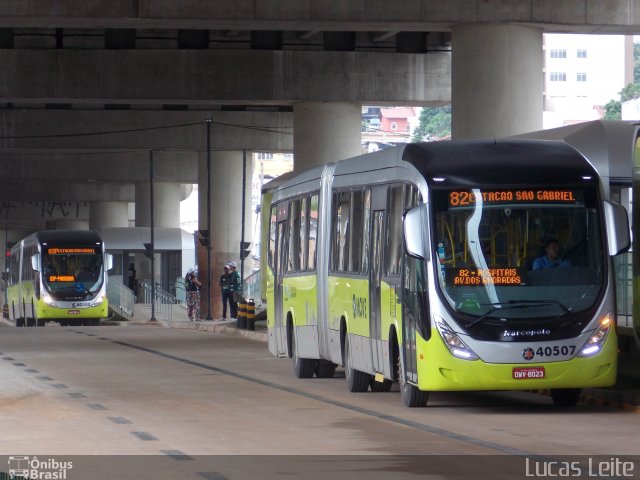 Coletur Coletivos Urbanos 40507 na cidade de Belo Horizonte, Minas Gerais, Brasil, por Lucas Leite. ID da foto: 2407416.