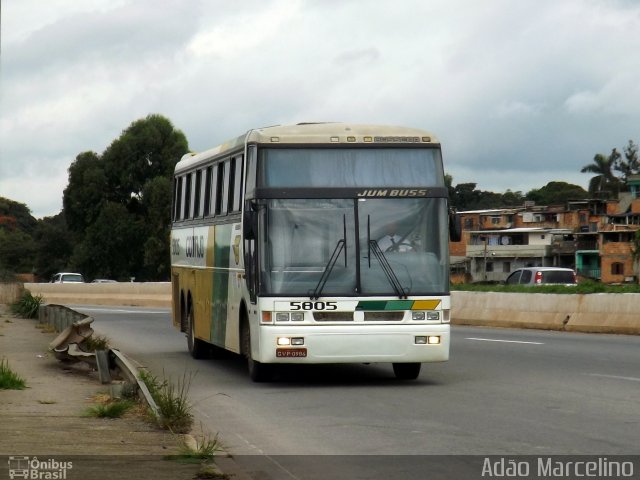 Empresa Gontijo de Transportes 5805 na cidade de Belo Horizonte, Minas Gerais, Brasil, por Adão Raimundo Marcelino. ID da foto: 2406774.