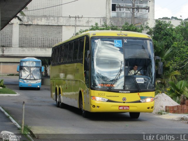 Viação Itapemirim 8003 na cidade de Recife, Pernambuco, Brasil, por Luiz Carlos de Santana. ID da foto: 2406230.